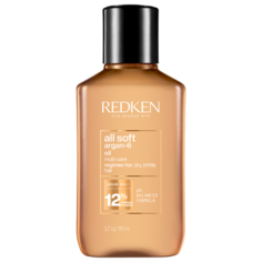 Redken All Soft Argan-6 Oil Аргановое масло для блеска и восстановления волос 111 мл