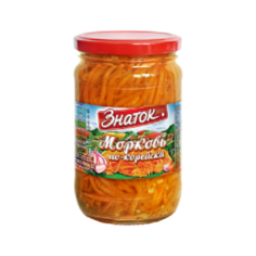 Морковь по-корейски (0,370 кг) стекло Знаток