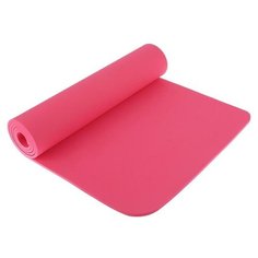 Коврик для йоги Sangh Yoga mat, 183х61х0.8 см розовый однотонный