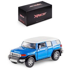 Детская инерционная металлическая машинка Serinity Toys с открывающимися дверями, модель Toyota FJ CRUISER, синий