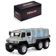 Детская металлическая инерционная машинка Serinity Toys, модель Внедороджник, серый