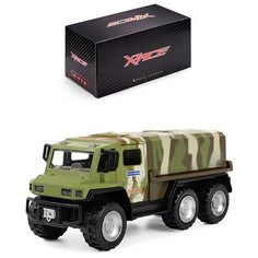 Детская металлическая инерционная машинка Serinity Toys, модель Внедороджник, зеленый