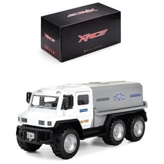 Детская металлическая инерционная машинка Serinity Toys, модель Внедороджник. Белый