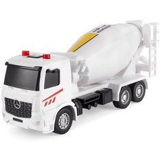 Машинка детская металлическая инерционная Serinity Toys, со светом и звуком, модель Mercedes-Benz Arocs