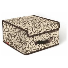VAL CL-BOX-LS Короб стеллажный с крышкой. малый. 28*30*16 см. CLASSIC. цвет бежевый Valiant