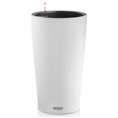 Кашпо LECHUZA CILINDRO Color 32 напольное с автополивом D 32х56 см белый