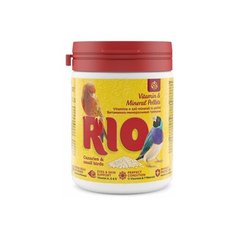 Рио витаминно-минеральные гранулы для канареек, экзотов и других мелких птиц, 0,120 кг, 43523 RIO