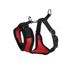 Hunter шлейка для собак manoa s (38-47 см) нейлон/сетчатый текстиль, красный, 0,100 кг