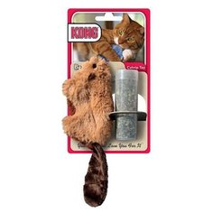 Игрушка для кошек KONG Бобер, плюш и кошачья мята