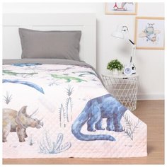 Покрывало Этель 1,5-спальное, Just dino, 145*210 см, микрофибра