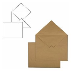 РЯЖСКАЯ ПЕЧАТНАЯ ФАБРИКА Конверты с3 (330х410 мм) крафт, без клея, 90 г/м2, комплект 300 шт., треугольный клапан, 142755