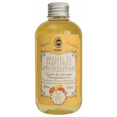 Saules Fabrika. Масло массажное для массажа, антицеллюлитное от растяжек, для тела и лица, грейпфрут, 200 мл.
