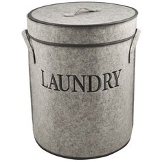 Корзина для хранения белья, с ручками из войлока, 40х40х50 см Kilux