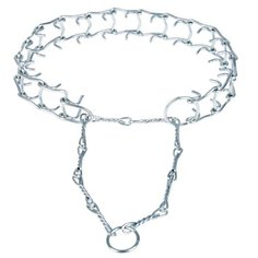 Ошейник строгий ЗООНИК проволочный, витая цепь, 3 см, ОШ 23-30 см