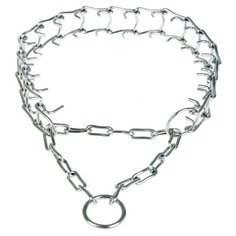 Ошейник строгий ЗООНИК проволочный, сварная цепь 3 мм, ширина 3 см, ОШ 50-66 см