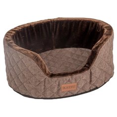 Лежак для собак и кошек Katsu Studnia M 80х60х30 см шоколадный