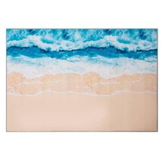 Ковер Этель Море (4982189), размер: 1.2х0.8 м, бежевый/голубой