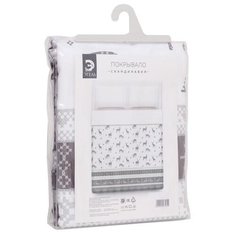 Покрывало Этель Скандинавия, 200 х 215 см, серый