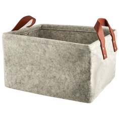 Корзина для хранения белья из войлока с ручками, 32х25х20 см Kilux