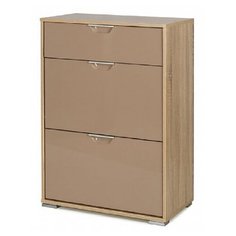 Обувница Vental Нова-2 Фасады МДФ Дуб Сонома-Мокко глянец