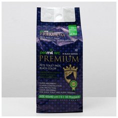 Пеленки впитывающие Пижон Black Premium, с суперабсорбентом, 60*40 см, 10 шт