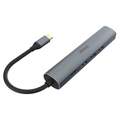 Цифровой конвертер Akasa USB Type-C to HDMI/RJ45/USB Type-A AK-CBCA22-18BK