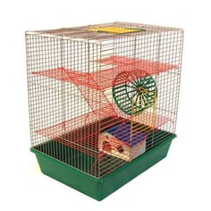 Кгр вака грызун № 4 с домиком и колесом 410*300*445