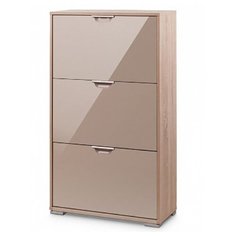 Обувница Vental Нова-3 Фасады МДФ Дуб Сонома-Мокко глянец