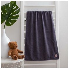 Полотенце детское Крошка Я "Зайчик" 50*90 см, цв.серый 100% хлопок