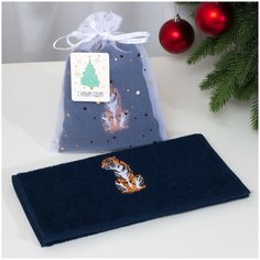 Полотенце махровое "Тигр" 30х60 см, хлопок, 340 гр/м2 7010975 Этель