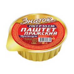Паштет Пражский Премиум (0,100 кг) Ламистер Знаток