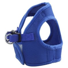 Мягкая шлейка с поводком "Triol" (синяя), размер M