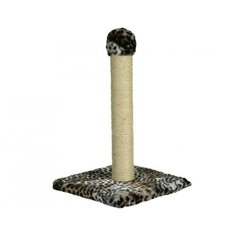 Зооник Когтеточка на подставке 55 см (цветной мех) 340*340*550