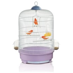 Клетка Imac Milly 33х33х48см белый/фиолетовый