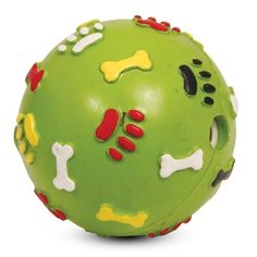 Игрушка для собак "Мяч - погремушка Лапки", 8,5 см Triol