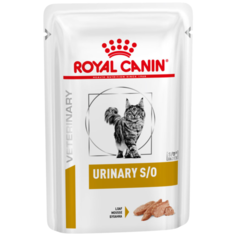 Влажный корм для кошек Royal Canin Urinary S/O, для лечения МКБ 2 шт. х 85 г (паштет)