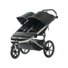 Прогулочная коляска для двойни THULE Urban Glide 2 Double, jet black