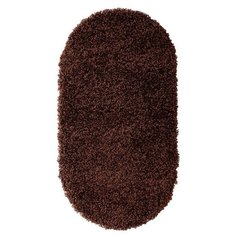 Ковер овальный SHAGGY ULTRA S600 150х230 см, BROWN, ПП 100% 6907384 Merinos