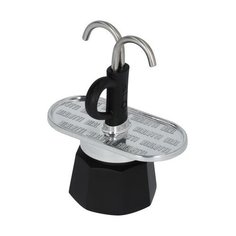 Гейзерная кофеварка Bialetti Mini Express, черный