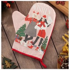 Прихватка Этель Warm Wishes розовый