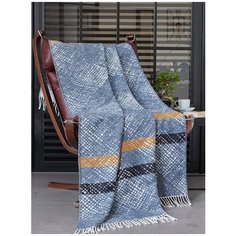 Плед KARNA FADERN, 130 х 170 см, синий