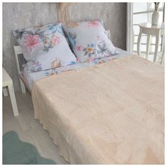 Комплект 2сп с пледом диз.1105 180х200 180х217 70х70-2шт 115гм хл100%, 280гм пэ100% 6846699 Afina