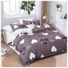 КПБ Афина 2сп c Евро прост.диз.120-4 180х217, 200х217, 70х70см 2шт сатин 125г/м хл100% Afina