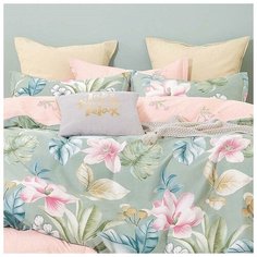 КПБ Афина 2сп c Евро прост.диз.2891 180х217, 200х217, 70х70см 2шт, сатин 125гм хл100% Afina