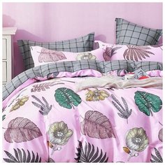 КПБ Афина Евро диз.3429 200х217, 240х217, 70х70см 2шт сатин 125гм хл100% Afina