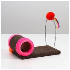 Игрушка-когтеточка Пижон с дразнилкой, "Веселые шарики", 29*15,5*20 см