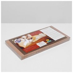 Когтеточка-лежанка Пижон для кошек, 50*24 см, (когтедралка)