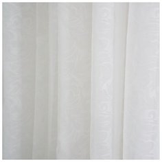 Тюль Witerra 200*260 см, тиснение "Вензель", цвет белый, вуаль