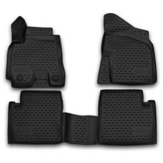 Коврики 3D в салон CHERY Tiggo, 2013-> 4 шт. (полиуретан) Element