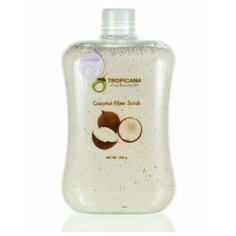 TROPICANA Скраб для лица и тела Кокосовая стружка и Лаванда Coconut Fiber Scrub, 200 гр